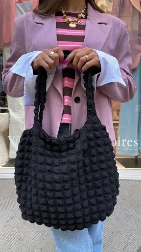 Sac FINNA matelassé noir