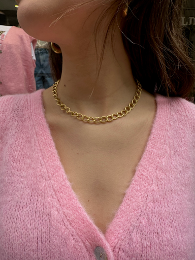 Collier TELIA or/chaine