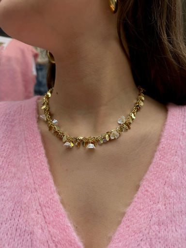 Collier NEELA charms/fleur