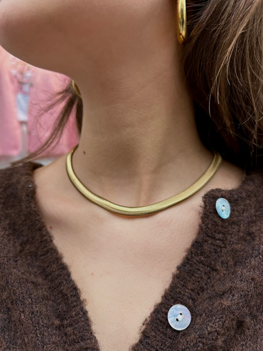 Collier VAIMA or/court