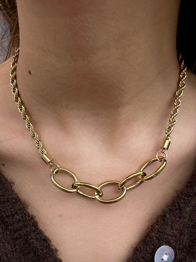Collier DELILAH or/chaine