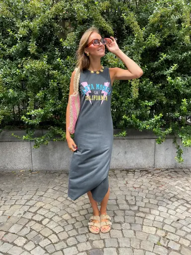 Robe t-shirt SANTA MONICA gris