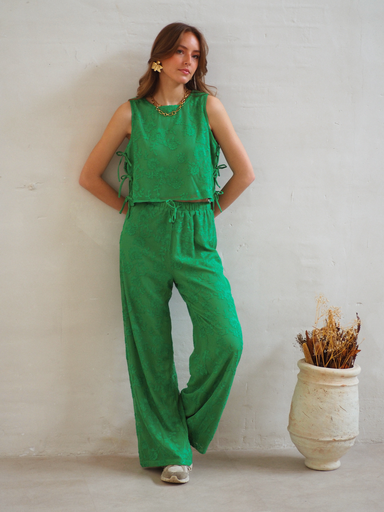 Pantalon GIULIA vert
