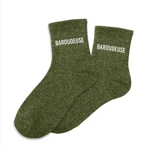 Chaussettes BAROUDEUSE à paillettes