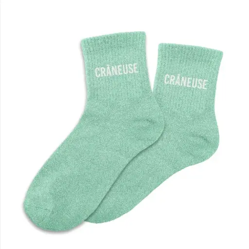 Chaussettes CRANEUSE à paillettes