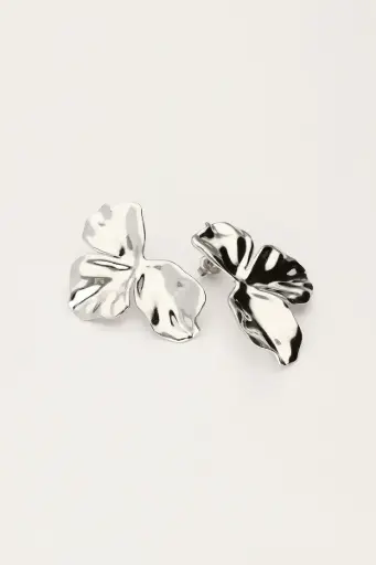 Boucles d'oreilles BLOOM argenté