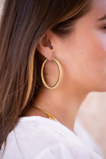 Boucles d'oreilles CLEA or