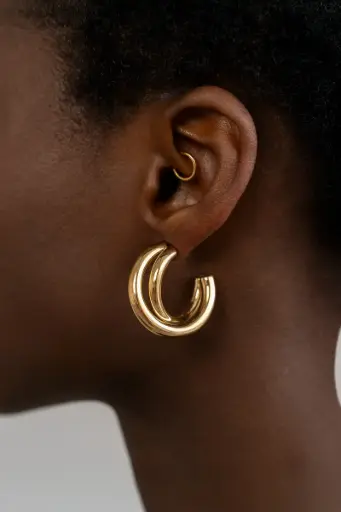 Boucles d'oreilles ABBY or