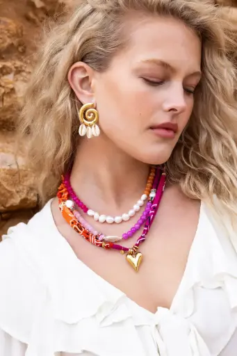 Collier IRIS or/bandana