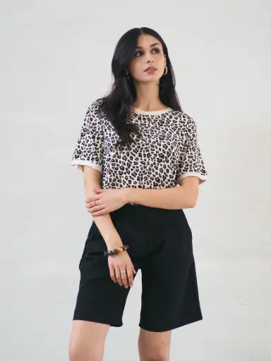 T-shirt MELINA léopard