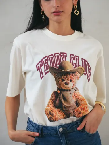 T-shirt TEDDY beige