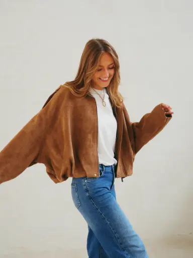 Veste GALIA camel/daim