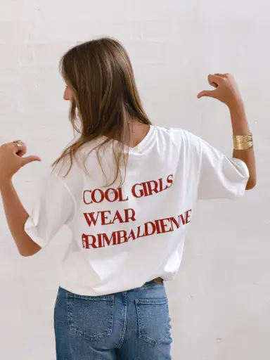 T-shirt RIMBALDIENNE blanc