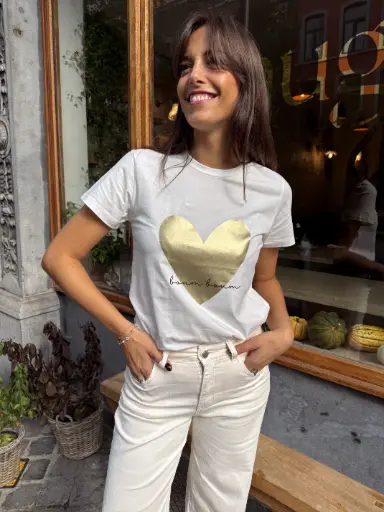 T-shirt BOUM BOUM blanc