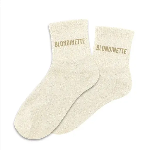 Chaussettes BLONDINETTE à paillettes