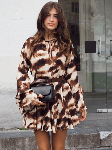 Robe OLIVINE brun/beige