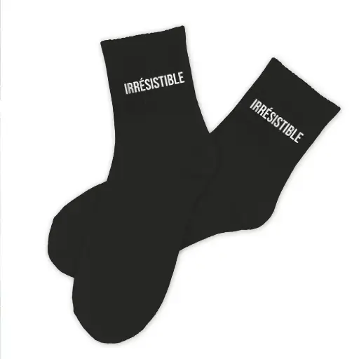Chaussettes homme IRRÉSISTIBLE noires