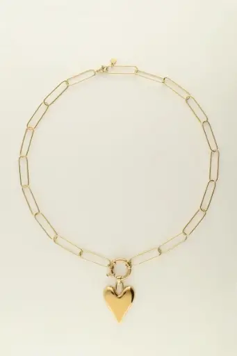 Collier DEAN or cœur 