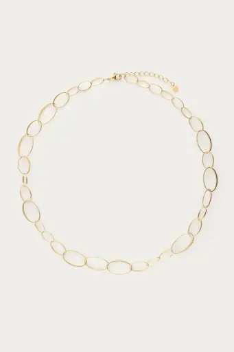 Collier TOMY or à maillons 