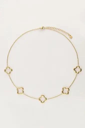 Collier KALY trèfles/or