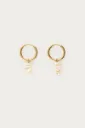 Boucles PERRY or/perles